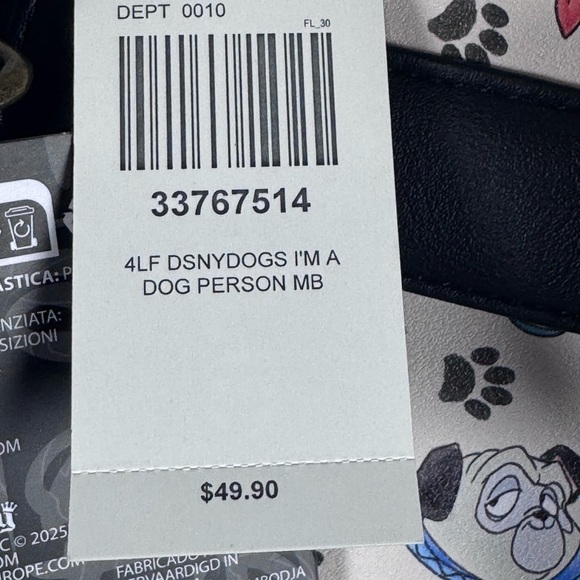 NWT Loungefly Disney Dogs “Im a dog person” mini Backpack - Picture 12 of 12